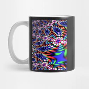 Colourful Flowers Perspective Pattern Mug